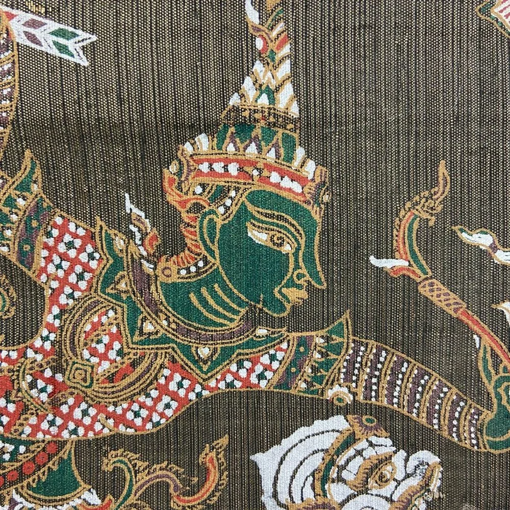 Vintage Thai Mythology Fabric Wall Art
